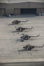 Afghanistan military combat helicopters in the summer of 2018