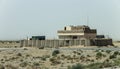Afghanistan military outpost in the middle of the desert