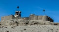 Afghanistan military outpost in the middle of the desert