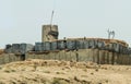 Afghanistan military outpost in the middle of the desert