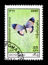 Afghanistan postage stamp, Butterfly, serie, circa 1987