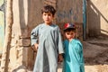 Afghanistan refugee children village life in Badghis