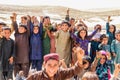 Afghanistan refugee children village life in Badghis