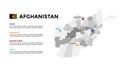 Afghanistan vector map infographic template. Slide presentation. Global business marketing concept. Asia country. World