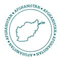 Afghanistan vector map.