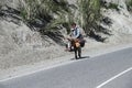 Afghanistan village street life in the west in the summer of 2018 Royalty Free Stock Photo