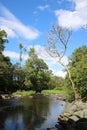 Afon Llugwy in countryside at Betws-y-Coed, Wales Royalty Free Stock Photo