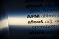 Afoot Royalty Free Stock Photo