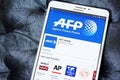 Afp mobile app on google play Royalty Free Stock Photo