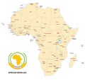 Africa (African Union) map