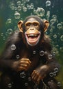 Africa animal chimp nature mammal ape chimpanzee monkey primate wildlife Royalty Free Stock Photo