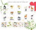 Africa Animals Vector Royalty Free Stock Photo