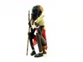 Black African art statuette Royalty Free Stock Photo