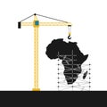 Africa as developing continent and region