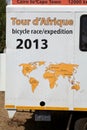 Africa bicycle race expedition