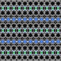 Africa blue pattern