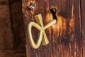 A key to a temple door in the shape of an Ankh