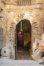 Arched doorway in an old building in Cairo