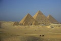 AFRICA EGYPT CAIRO GIZA PYRAMIDS Royalty Free Stock Photo