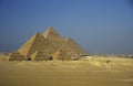 AFRICA EGYPT CAIRO GIZA PYRAMIDS Royalty Free Stock Photo