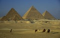 AFRICA EGYPT CAIRO GIZA PYRAMIDS Royalty Free Stock Photo