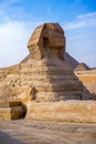 Africa, Egypt, the Giza Desert. The Sphinx.