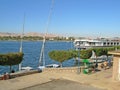 Africa, Egypt, Luxor, Nile, excursion liner Royalty Free Stock Photo