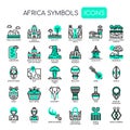 Africa Elements , Pixel Perfect Icons