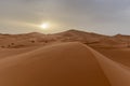 Africa-Erg Chebbi Dunes in Morroco- Sahara Royalty Free Stock Photo