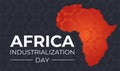 Africa Industrialization Day Background Illustration Royalty Free Stock Photo