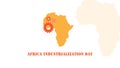 Africa Industrialization Day. Vector illustration Royalty Free Stock Photo