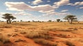 africa kalahari plains grassy