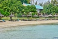 Africa, picturesque area of La Pointe Aux Canonniers in Mauritiu