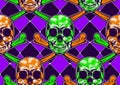 africa skull patterns background 19