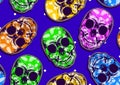 africa skull patterns background 31