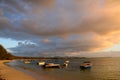 Africa,sunset in Mont Choisy in Mauritius