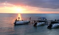 Africa,sunset in Mont Choisy in Mauritius