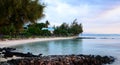 Africa,sunset in Mont Choisy in Mauritius