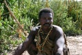 Africa,Tanzania, chieftain of the Hadzabe Royalty Free Stock Photo