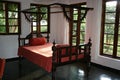 Africa typical single bed room at Zanzibar