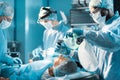 african american anesthetist holding oxygen mask