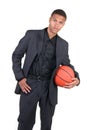 African American Basketball Player Royalty Free Stock Photo