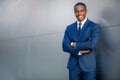 African american business man, executive, corporate leader, CEO type, showing style, charisma, personality, charm and elegance Royalty Free Stock Photo