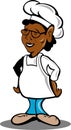 African american chef cook baker