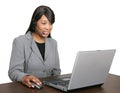 African American CSR rep Royalty Free Stock Photo
