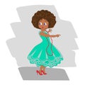 African American Cute little girl Royalty Free Stock Photo