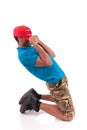 African American dancer hip hop Royalty Free Stock Photo