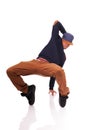 African American dancer hip hop Royalty Free Stock Photo