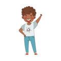 African American Emoji Boy Showing Thumb Up Hand Gesture in Approval Vector Illustration Royalty Free Stock Photo