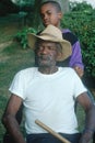 An African-American grandfather and grandson, Rockville, MD